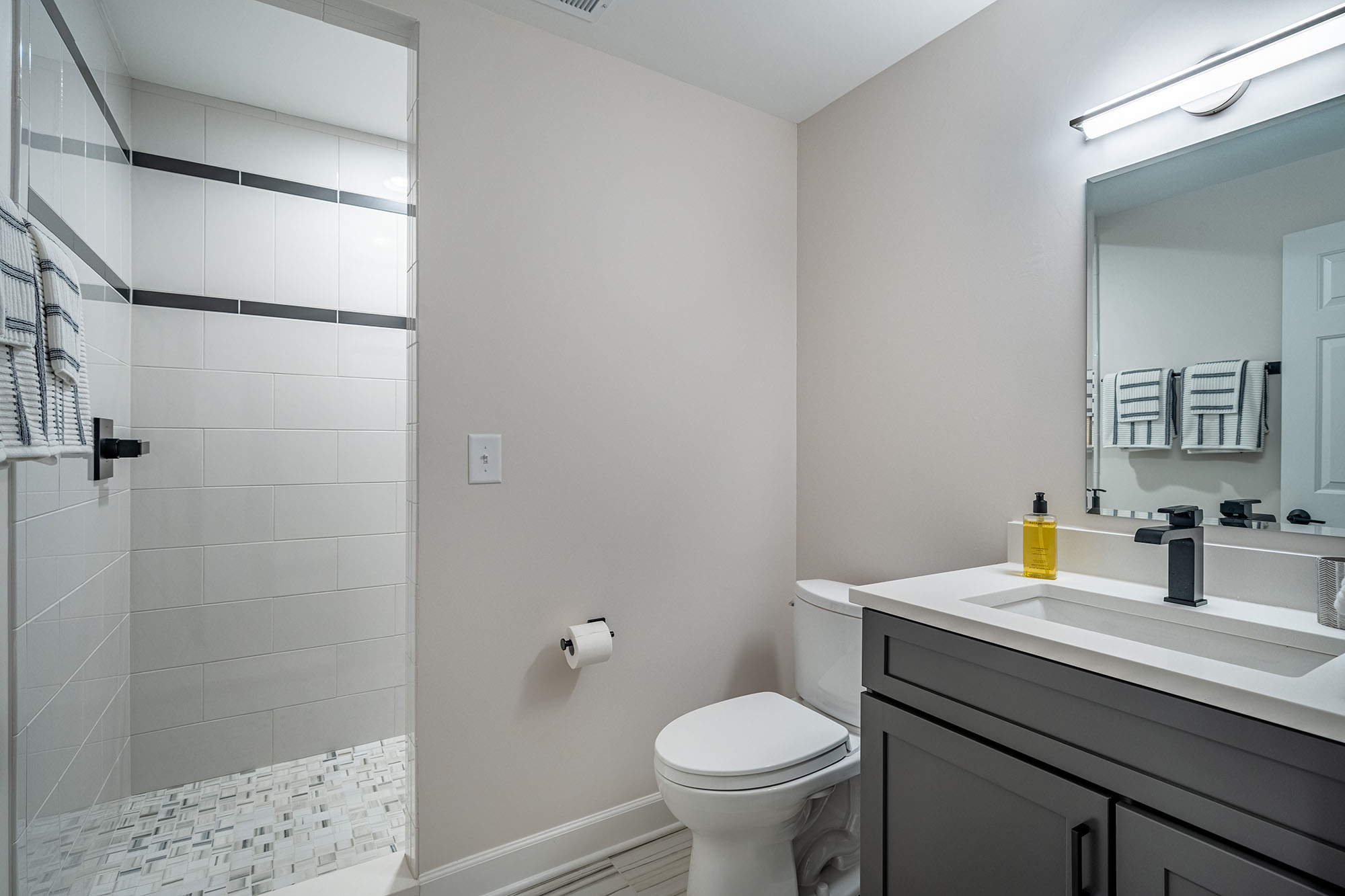 Grau Design Studio - Little Linear Bathroom